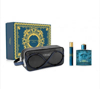 Versace Eros Pour Homme Eau De Parfum Vaporisateur 100ml Coffret 3 Produits