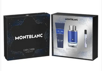 Montblanc Explorer Ultra Blue Eau De Parfum Vaporisateur 100ml Coffret 3 Produits