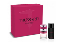 Trussardi Ruby Red Eau De Parfum Spray 60ml Coffret 2 Produits