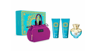Versace Dylan Torquoise Eau De Toilette Spray 100ml Coffret 4 Produits