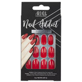 Ardell Nail Addict Cherry Red False Nails - shoplinediffusion