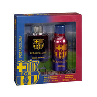 FC Barcelona Eau De Toilette Vaporisateur 100ml Coffret 2 Produits - shoplinediffusion