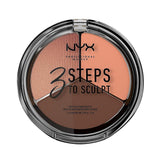 Nyx 3 Steps to Sculpt Face Sculpting Palette Deep 5g
