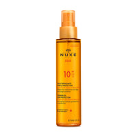 Nuxe Sun Huile Bronzante Visage Et Corps Spf10 150ml