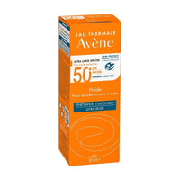 Avène Fluide Solaire Visage Touche Sèche Peaux Normales à Mixtes Spf50+ 50ml