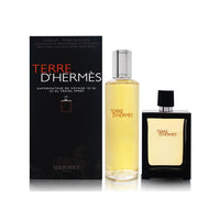 Terre D'hermes Eau De Perfume Vaporisateur Rechargeable 30ml Coffret 2 Produits - shoplinediffusion
