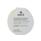 Avril Shampooing Solide Saponifié à Froid Cheveux Normaux 100g - Certifié Bio