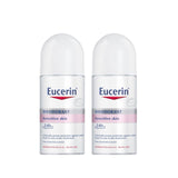 Eucerin Déodorant Roll On  Peaux Sensibles 2x50ml - shoplinediffusion