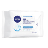 Nivea 3 En 1 Lingettes Démaquillante Fraîcheur 40 Unités