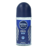Nivea Men Cool Kick Déodorant Roll On 50ml - shoplinediffusion