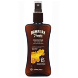 Hawaiian Tropic Protective Dry Spray Oil Spf15 Medium 200ml - shoplinediffusion