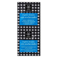 Apivita Express Beauty Μoisturizing And Αnti-pollution Face Mask With Sea Lavender 2x8ml