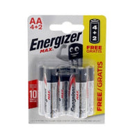 Energizer Max Power AA LR06 Piles 6 Unités