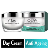 Olay Regenerist Luminous Skin Tone Perfecting Cream Moisturiser 50ml - shoplinediffusion
