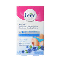 Veet Bandes Dépilatoires Bikini Peau Sensible 16 Unités