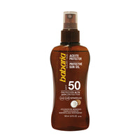 Babaria Huile Protectrice Spf50 Monoï De Tahiti 100ml - shoplinediffusion