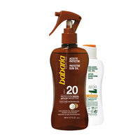 Babaria Huile Protective  Noix De Coco Spf20 200ml Coffret 2 Produits - shoplinediffusion