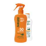 Babaria Protecteur Solaire Vaporisateur Spf50 200ml Coffret 2 Produits - shoplinediffusion
