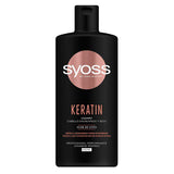 Syoss Keratin Champú Cabello Encrespado y Seco 440ml - shoplinediffusion