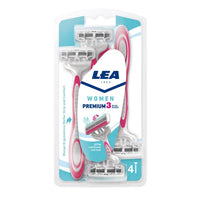 Lea Women Premium 3 Blades Disposable Blades 4 Unités