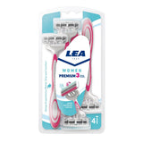 Lea Women Premium 3 Blades Disposable Blades 4 Unités