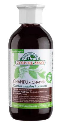 Corpore Champu Henna Cab Castaños 300ml Bio