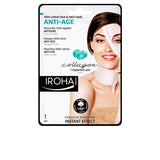Iroha Nature Anti Âge Masque Coton Visage Et Cou Collagène 1 Unité