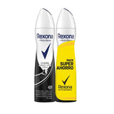 Rexona Déodorant Motion Sense Invisible On Black&White Clothes Spray 2x200ml - shoplinediffusion